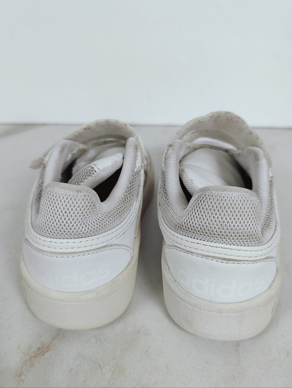Adidas Toddler Hoops White Lifestyle Basketball Shoes Sneakers, Sz 9K - Picture 7 of 11